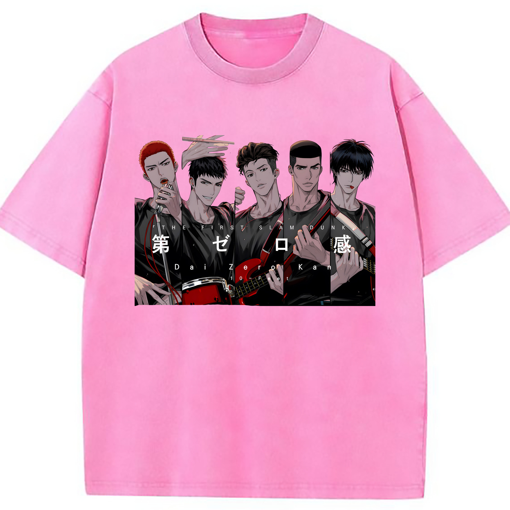（画像用） SLAM DUNK／スラムダンク 綿100% ヴィンテージ風 半袖Tシャツ（フロントプリント）